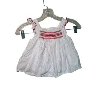 Janie and Jack Blue White Red Girls Dress Size‎ 3 Summer July 4th Event Party